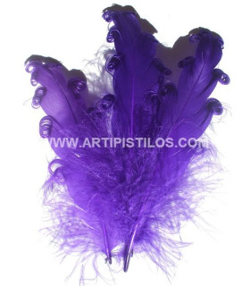 PLUME FRISÉE DE CANARD 15 CM