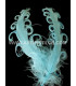 PLUME FRISÉE DE CANARD 15 CMS.