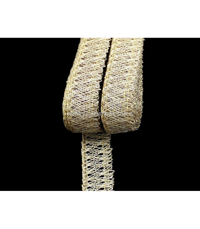 SYNTHÉTIQUE PAILLE TRESSÉE 2 cms.