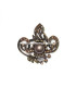 BROCHE GRIBOUILLIS BRONZE/RHODIUM