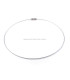 COLLIER TOUR DE COU FIL À MÉMOIRE + FERMOIR À VIS