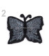 PAPILLON THERMOCOLLANT AVEC PAILLETTES 5 x 6,5 cm