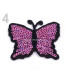 PAPILLON THERMOCOLLANT AVEC PAILLETTES 5 x 6,5 cm