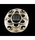 BROCHE OVALE PIERRE CENTRALE