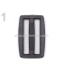 BOUCLE COULISSANTE PLASTIQUE 3,7 CMS.