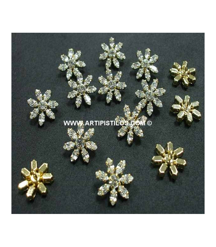 PETIT BOUTON FLEUR CRISTAL SWAROVKI