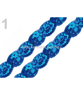 RUBAN PAILLETTES 25 MM.