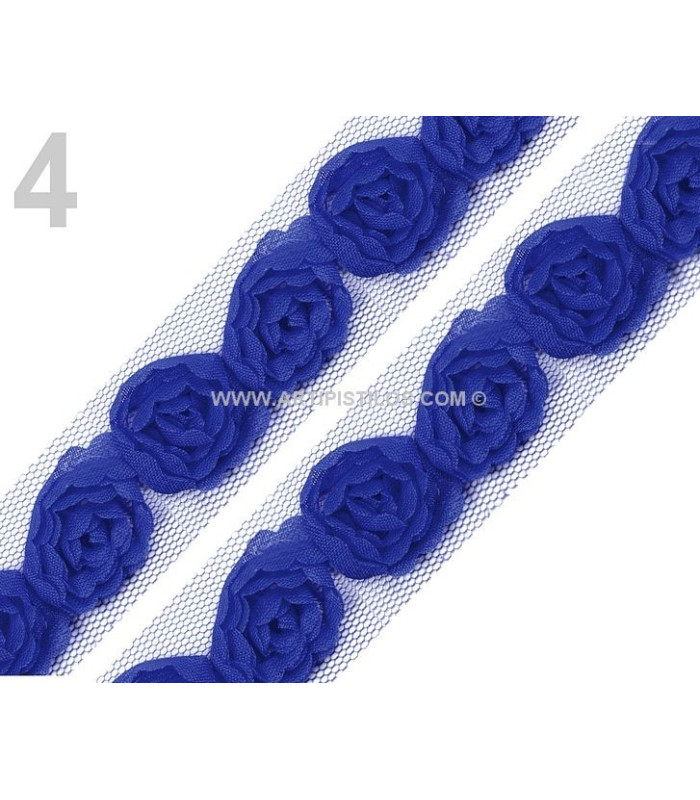 ORNEMENT ROSES DE TULLE