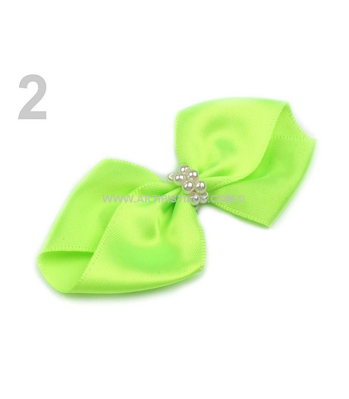 RUBAN DE SATEN AVEC PERLES