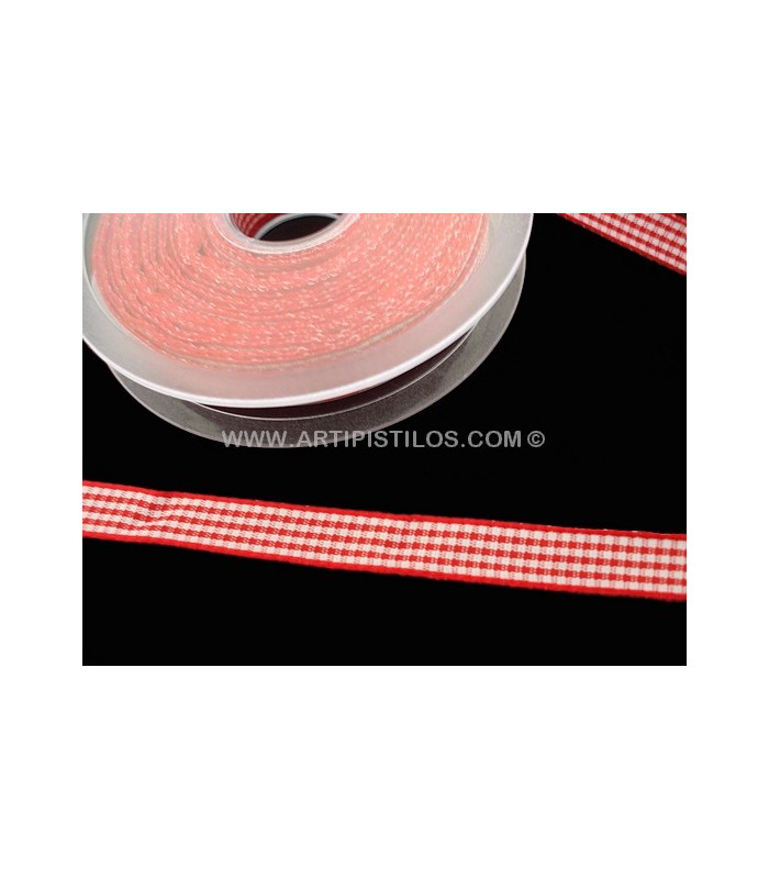 RUBAN VICHY 10 MM.