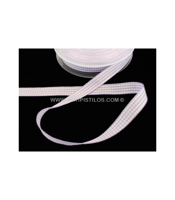 RUBAN VICHY 10 MM.