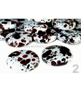 DISQUE DE PLASTIQUE DALMATA 28 MM.