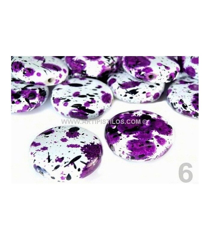 DISQUE DE PLASTIQUE DALMATA 28 MM.