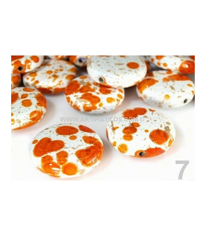 DISQUE DE PLASTIQUE DALMATA 28 MM.