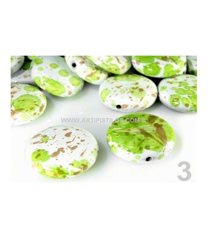 DISQUE DE PLASTIQUE DALMATA 28 MM.