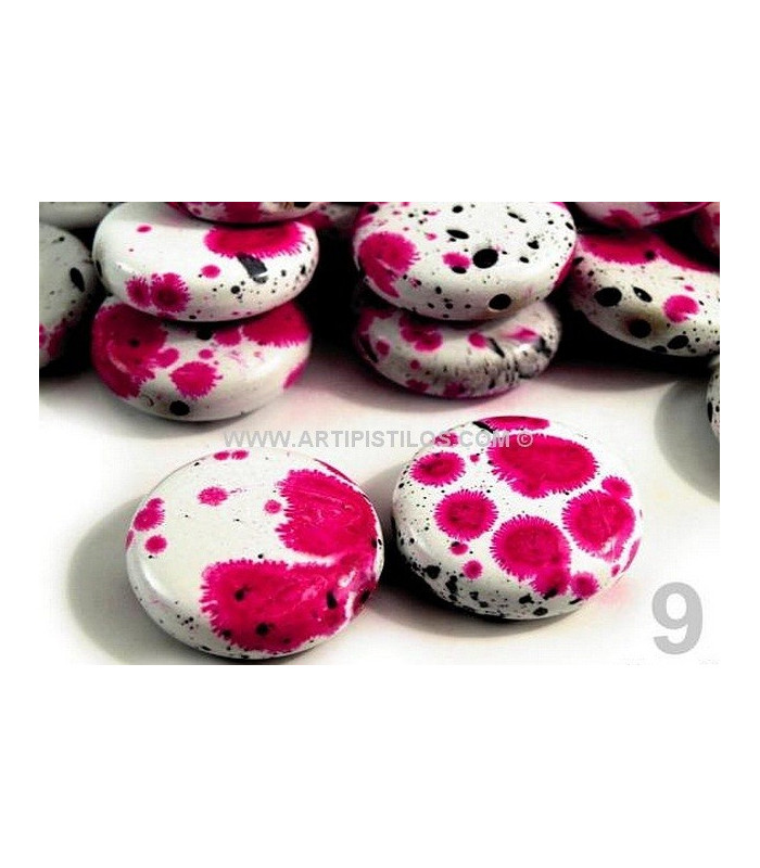DISQUE DE PLASTIQUE DALMATA 28 MM.
