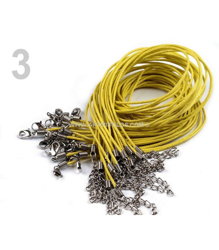 CORDON DE COTON POUR COLLIER