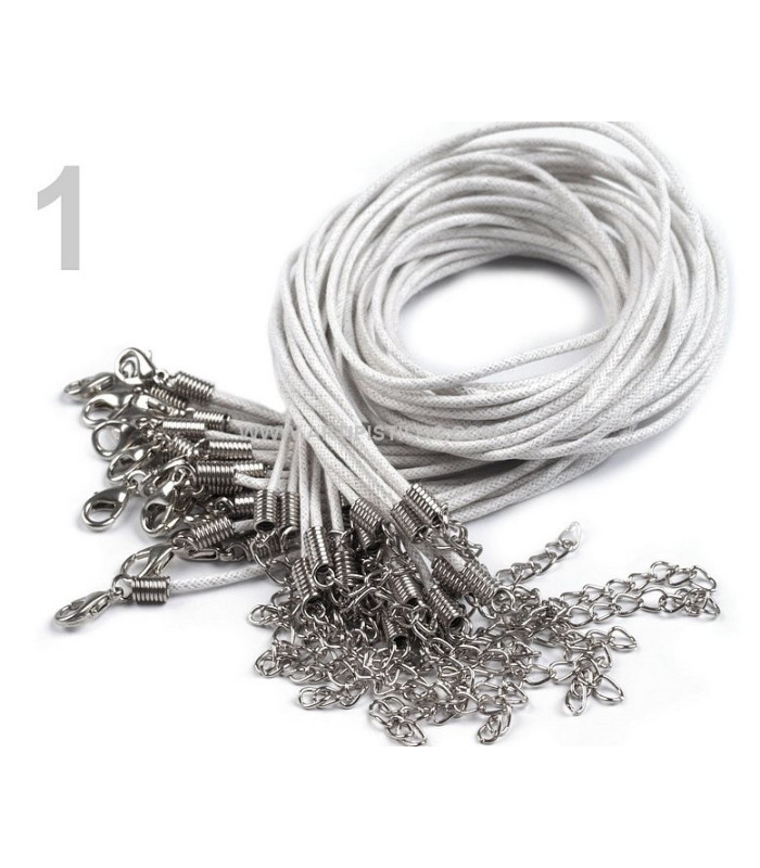CORDON DE COTON POUR COLLIER