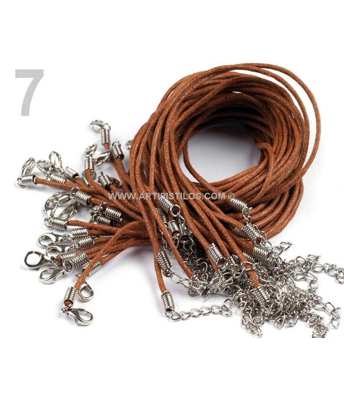 CORDON DE COTON POUR COLLIER