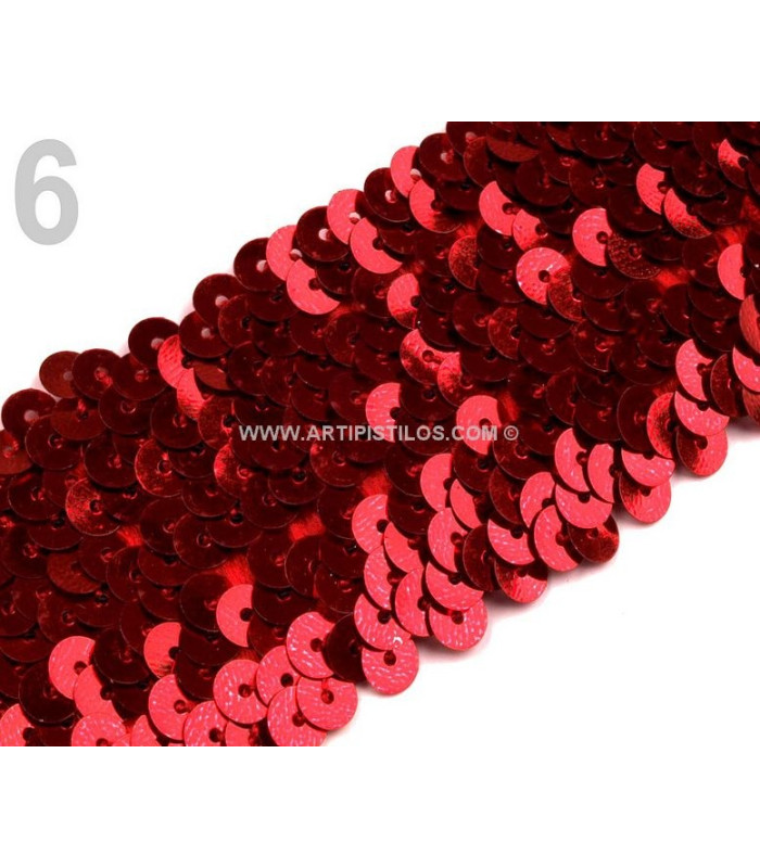 RUBAN DE PAILLETES 4,5 CMS
