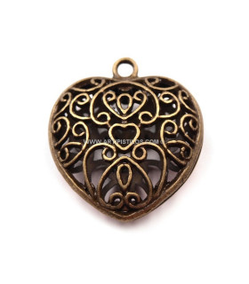 COEUR FILIGRANE 30 X 30 MM.