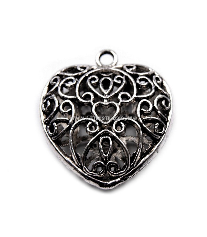 COEUR FILIGRANE 30 X 30 MM.