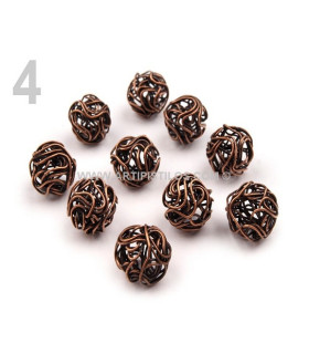 SPHÈRE DÉCORATIVE MÉTALLIQUE 12 MM.