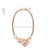 COLLIER PIERRES DE CRISTAL