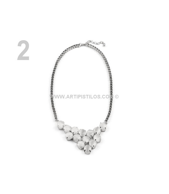 COLLIER PIERRES DE CRISTAL