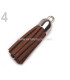 BRELOQUE POMPON DÉCORATIFS 4 CMS. X 1 CMS.