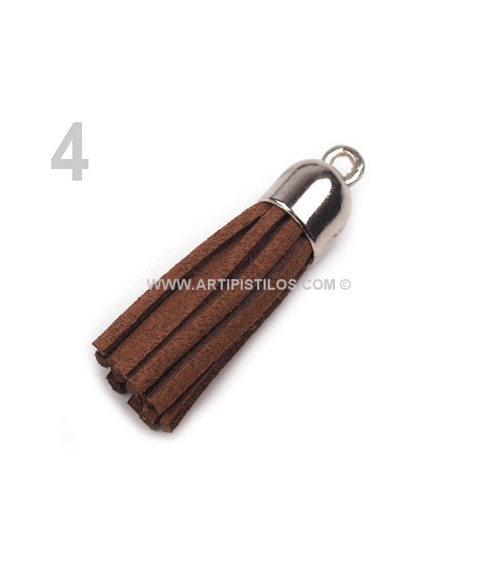 BRELOQUE POMPON DÉCORATIFS 4 CMS. X 1 CMS.