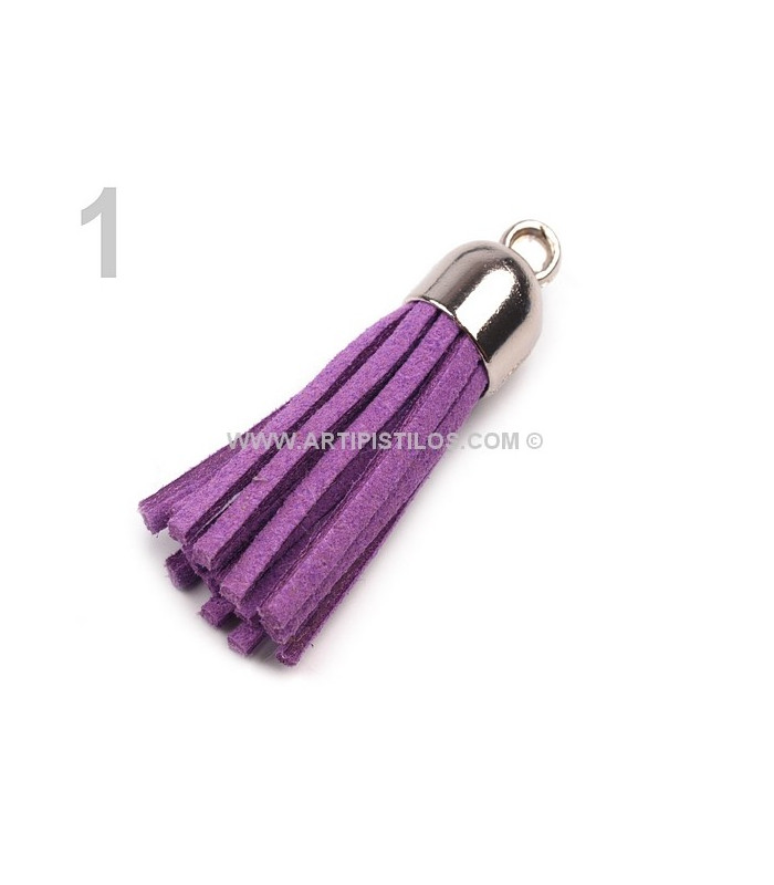 BRELOQUE POMPON DÉCORATIFS 4 CMS. X 1 CMS.