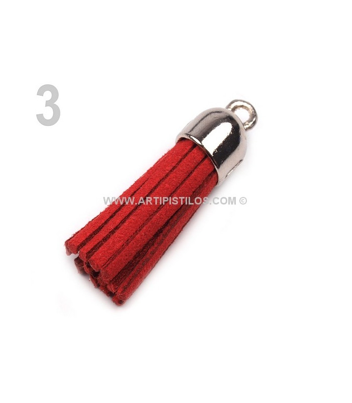 BRELOQUE POMPON DÉCORATIFS 4 CMS. X 1 CMS.