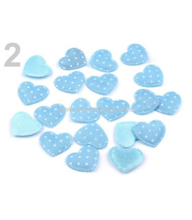 APPLICATION COEUR DÉCORATIVE 17 X 20 MM.