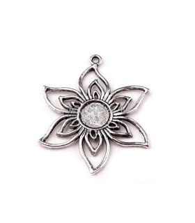 APPLICATION FLEUR MÉTALLIQUE 4,3 CMS.