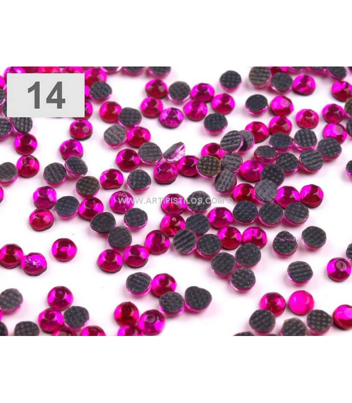 CHATON ROSES 2,8 MM. BAG 100 g. (7800 Pcs. APROX.)