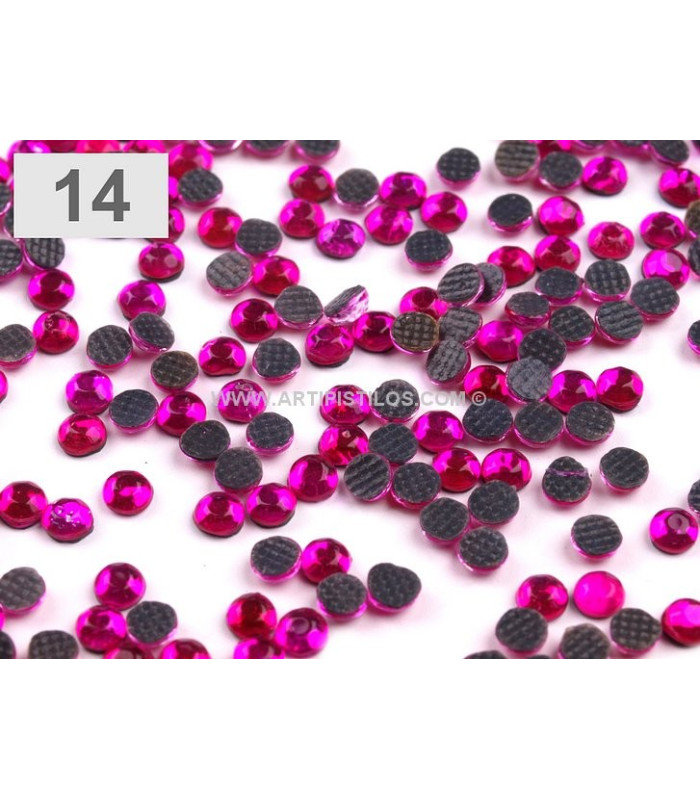CHATON ROSES 4 MM. BAG 10 g. (330 PIEZAS APROX.)