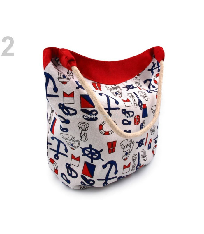 Sac avec des motifs marins