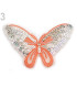 PAPILLON THERMOCOLLANT AVEC PAILLETTES 12,7 X 7,5 CM