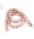 Bande de perles de 36 cm