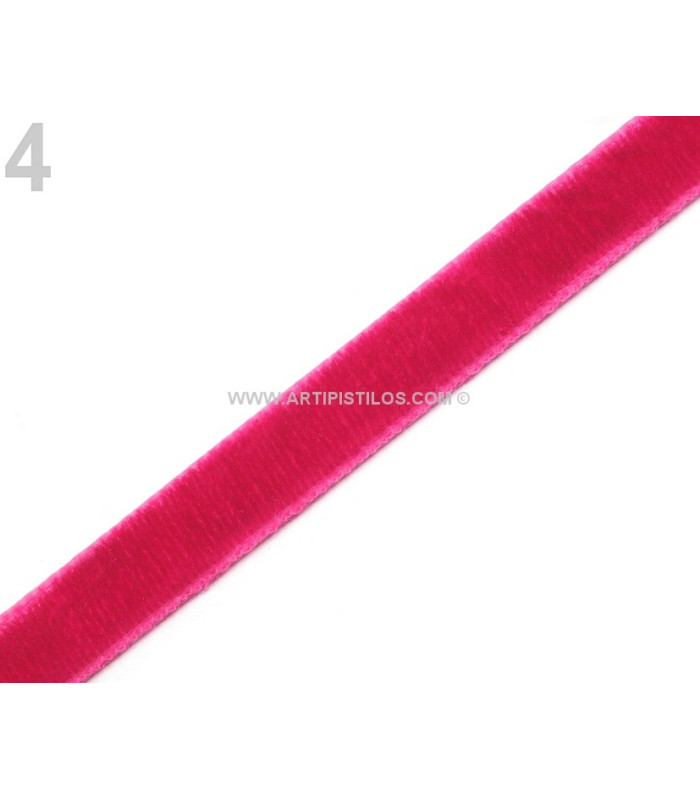 CINTA DE TERCIOPELO 6MM. 50% POLIAMIDA 50% VISCOSA