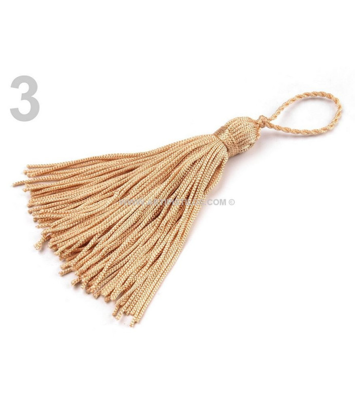 BRELOQUE POMPON DECORATIF 8 CMS.