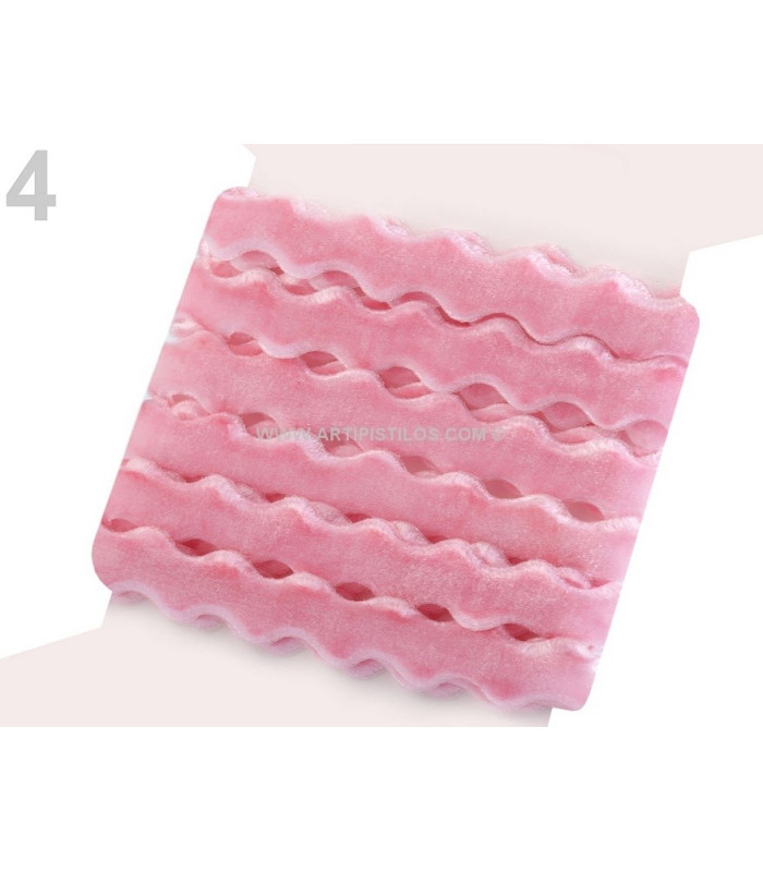 Ruban De Velours Rouge Bord Ondulé 1,2 Cm X 20 M - Pour Emballage Cadeau, Décoration Noël, Mariage, DIY