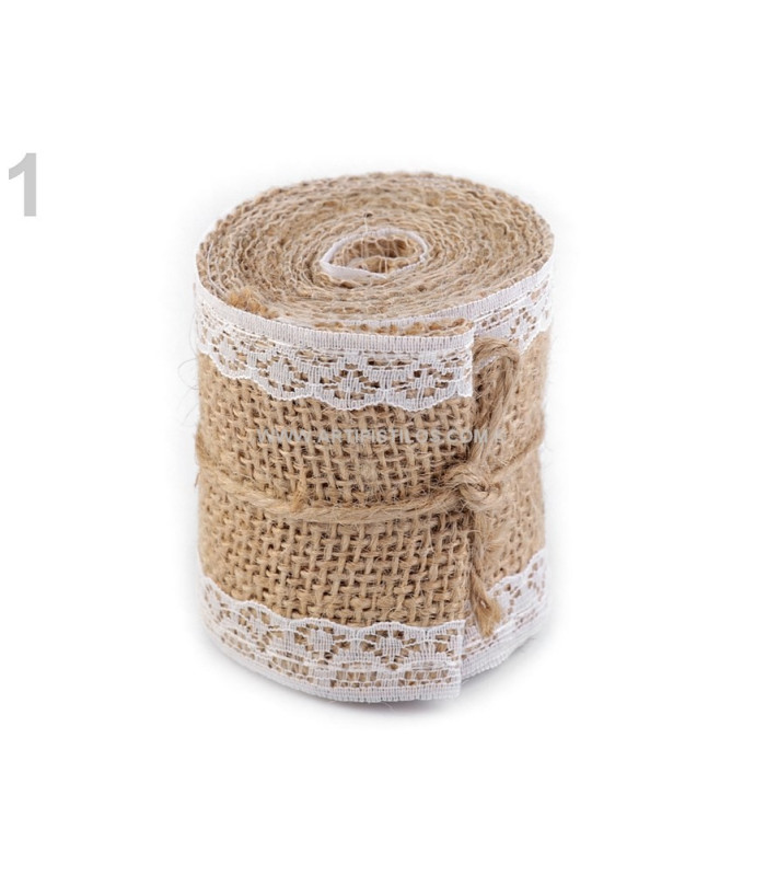 RUBAN DE JUTE NATURELLE