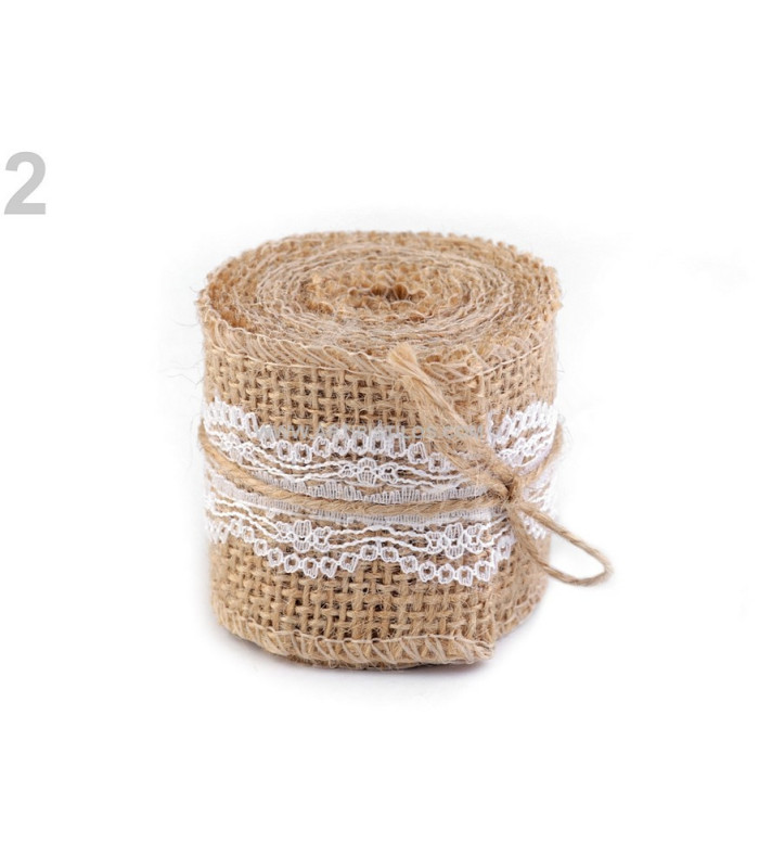 RUBAN DE JUTE NATURELLE