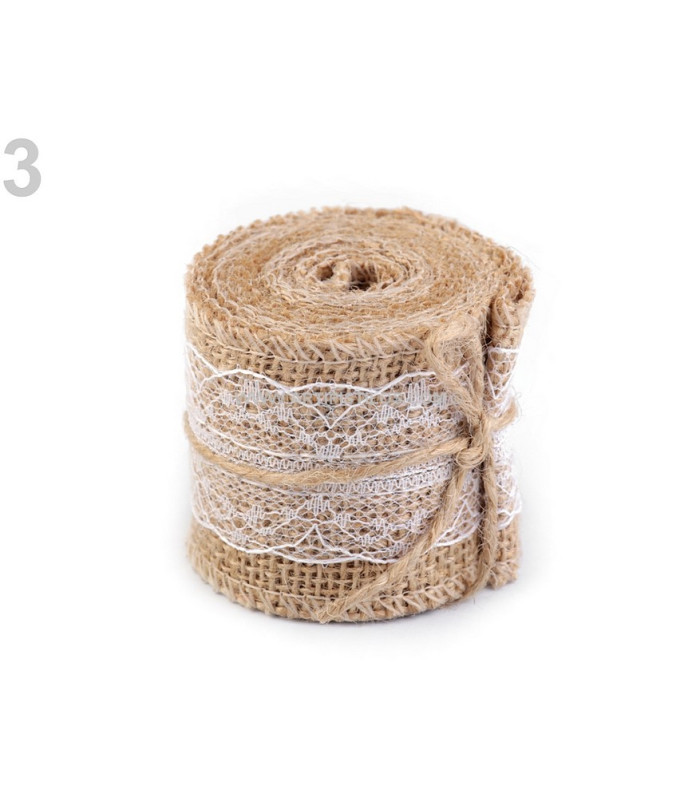 RUBAN DE JUTE NATURELLE