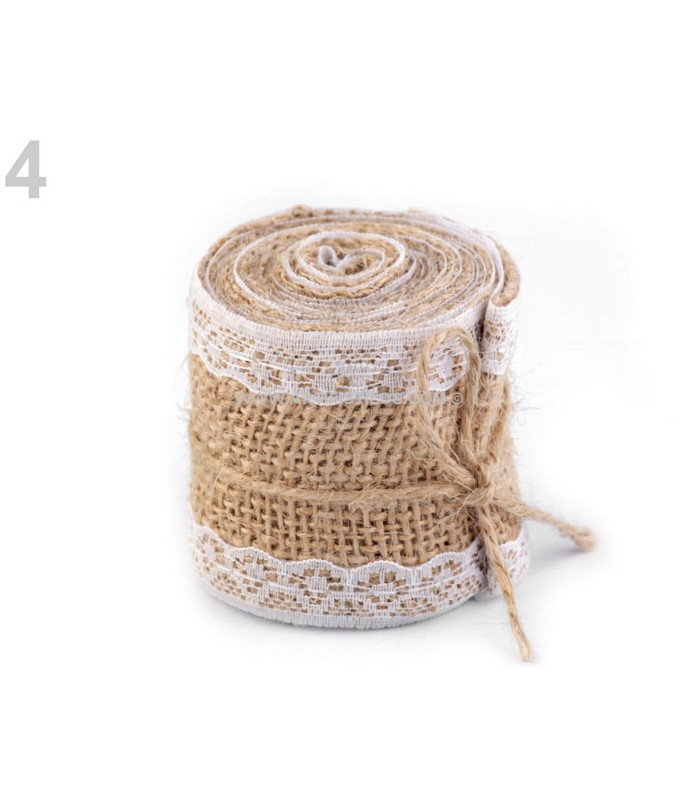RUBAN DE JUTE NATURELLE