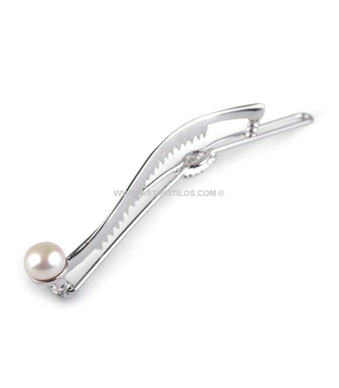 BARRETTE AVEC PERLE
