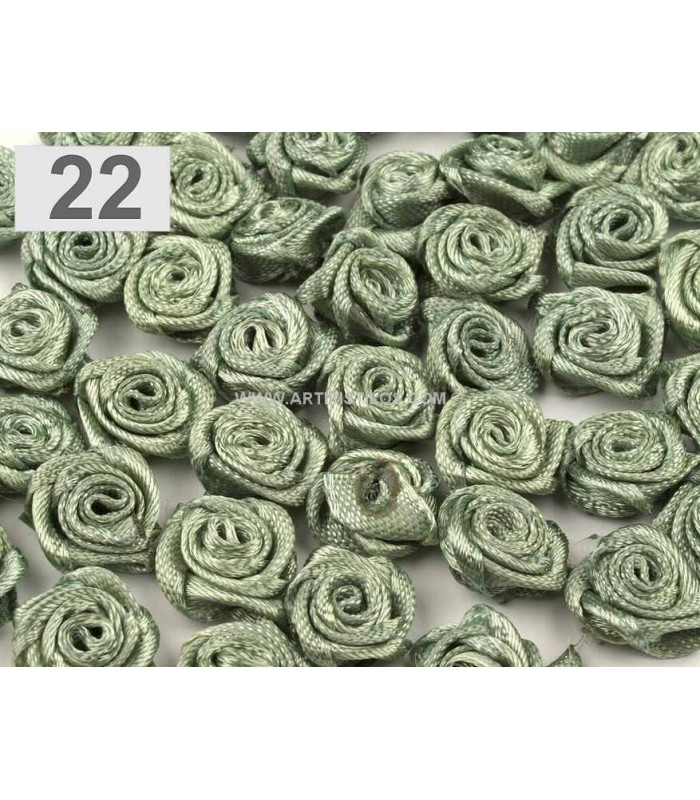 MINIFLEUR EN SATIN 12-15 MM