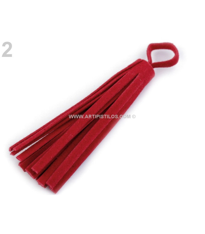 BRELOQUE POMPON DÉCORATIF 7,5 CMS.